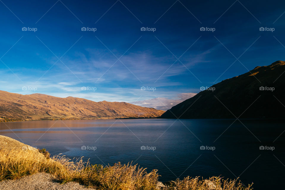 No Person, Water, Sunset, Landscape, Lake