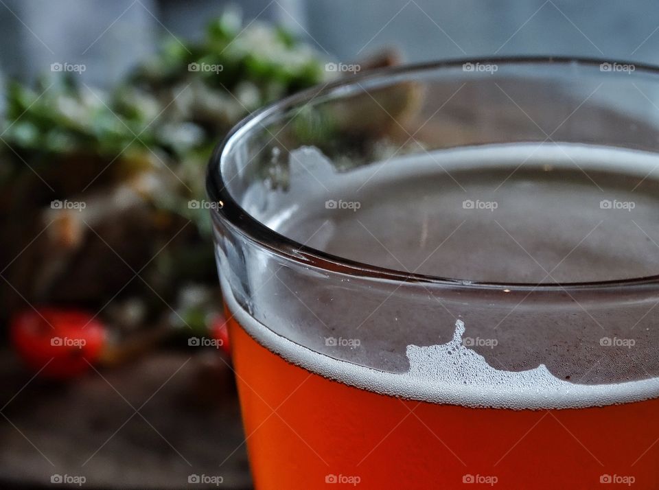 Pint Of Beer. Cool Pint Of Lager In A Pub
