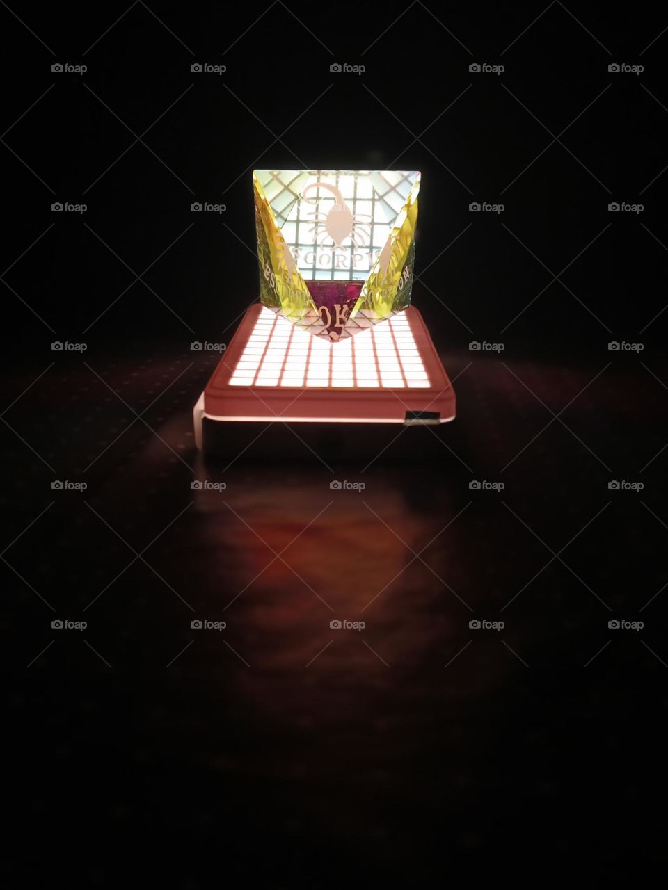 Pyramid with the zodiac sign of Scorpio