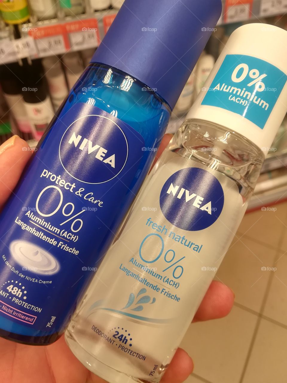 Nivea Deo blau Frische