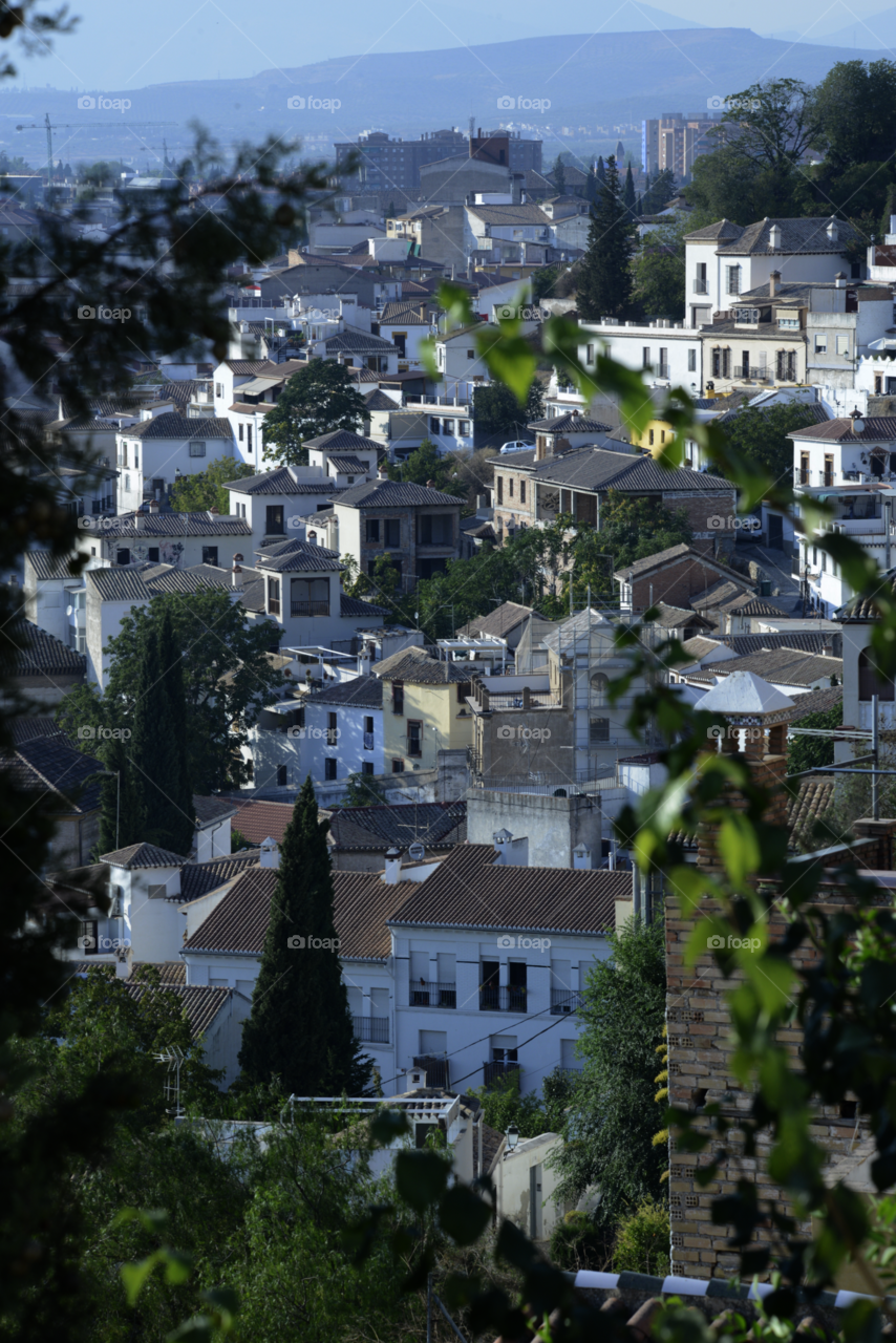 granada old city view