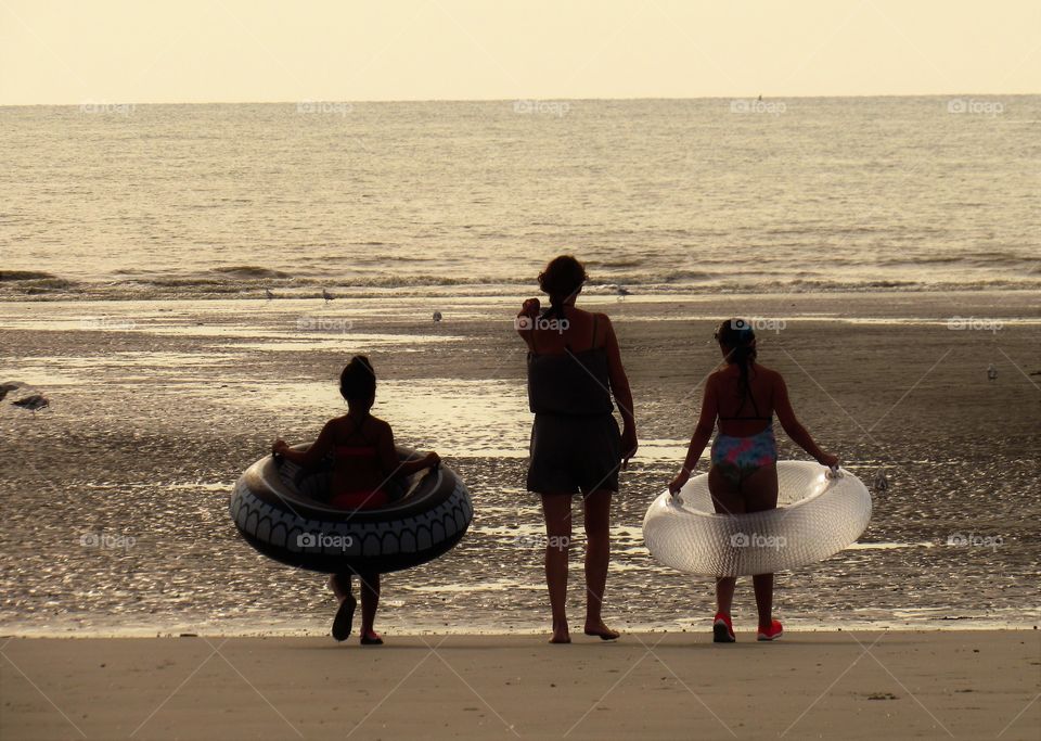 Enjoying the seaside