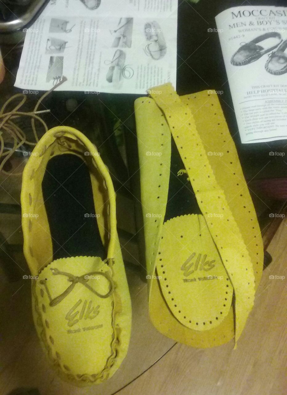 Making Moccasins from scratch :)