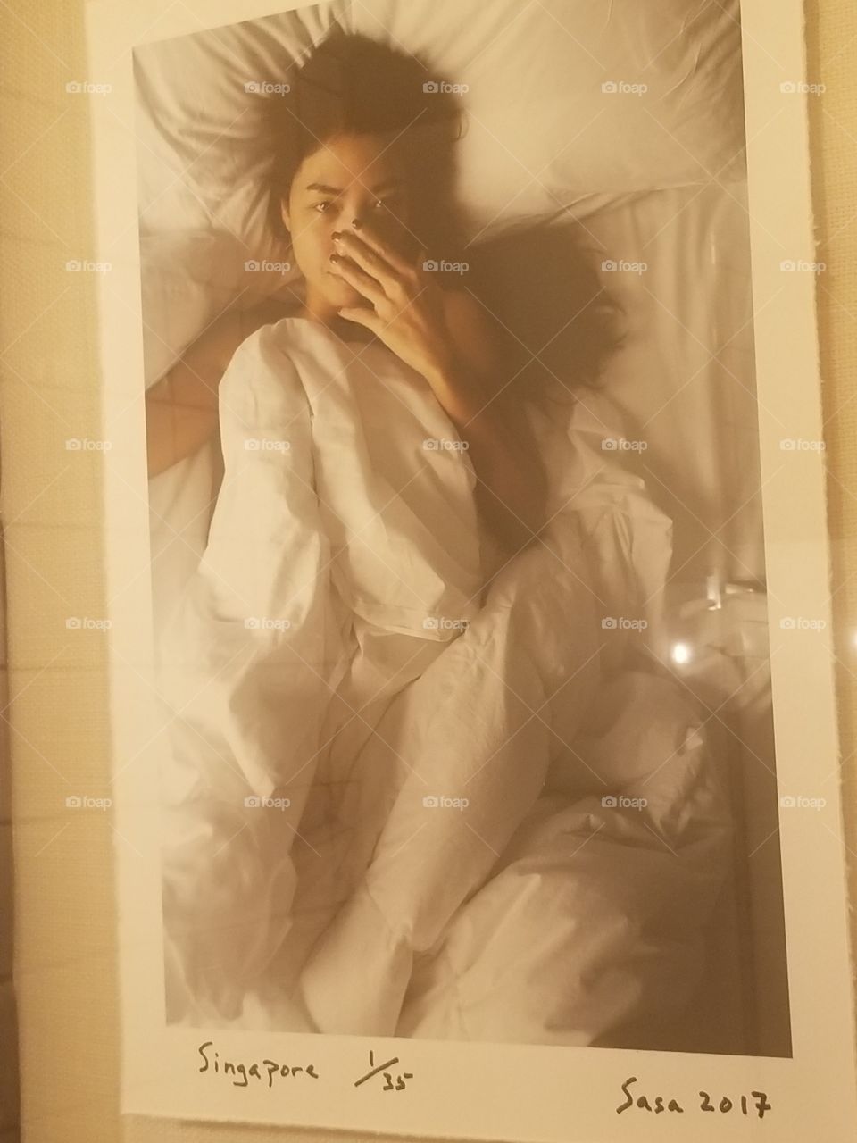 While I was in the bathroom...