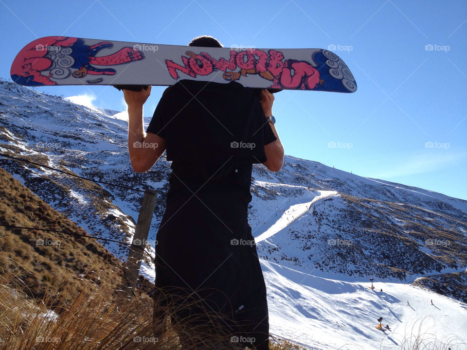 snow mountain new zealand snowboard by lawrence1989