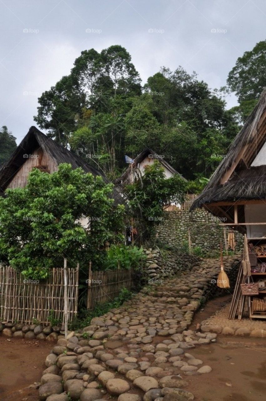 A village in west Java Indonesia