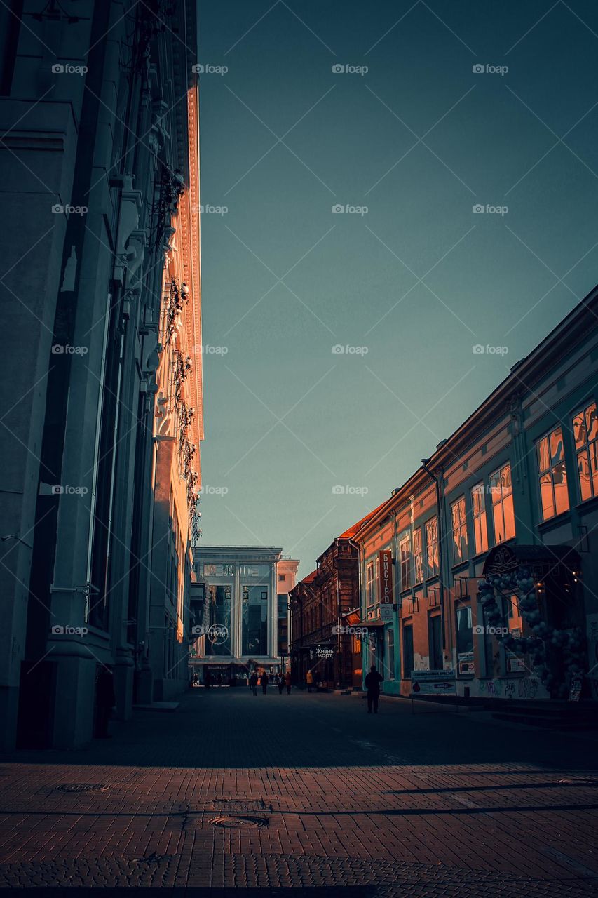 Newly architectural buildings