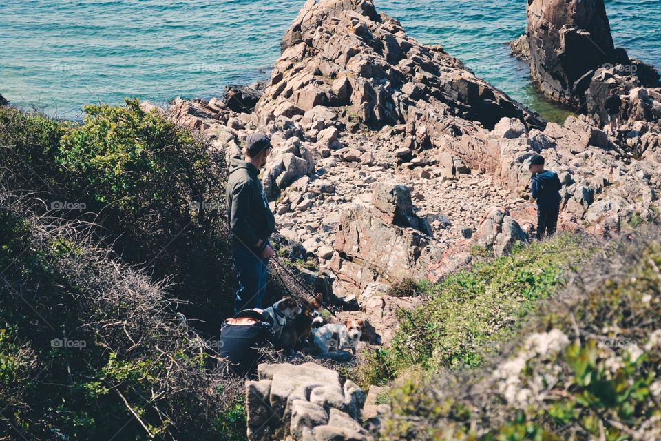 No Person, Seashore, Water, Travel, Rock