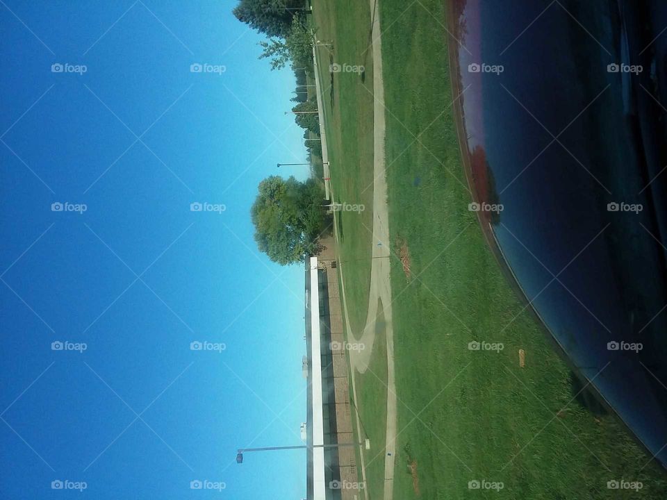 classrooms school building sky trees