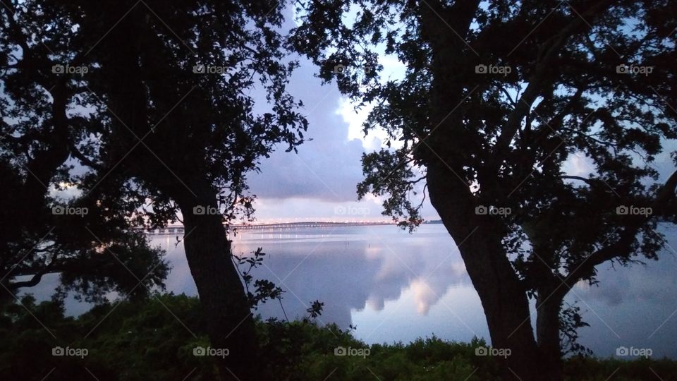 Relections on the bay