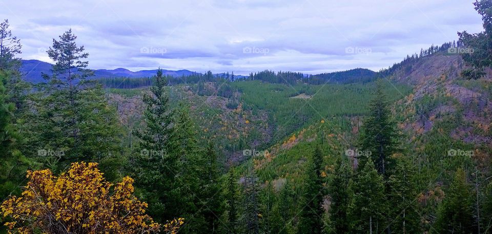 view from a mountain .nature is beautiful