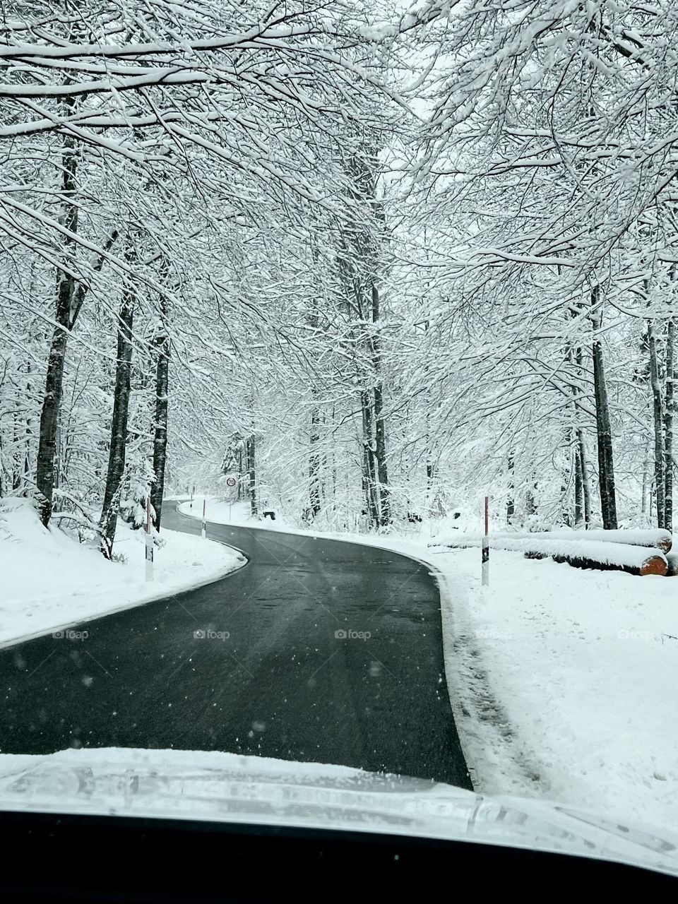 Driving in a Winter Wonderland