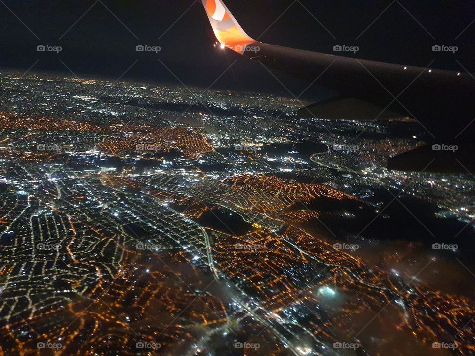 night aerial view