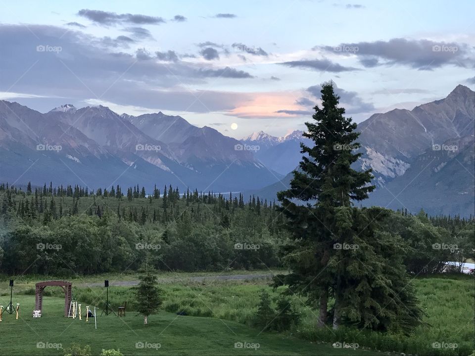 View from Alaskan lodge