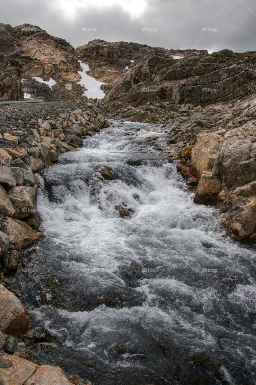 River rapids in Norway 