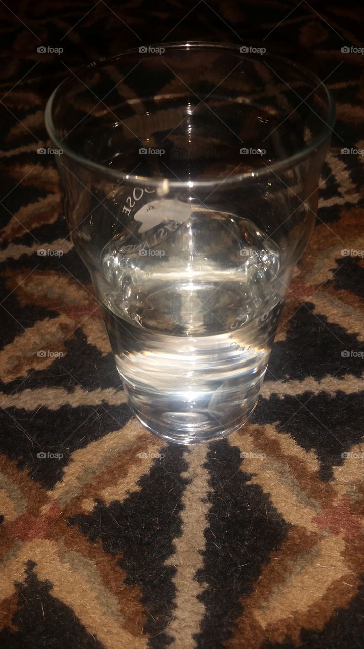 glass half empty or half full