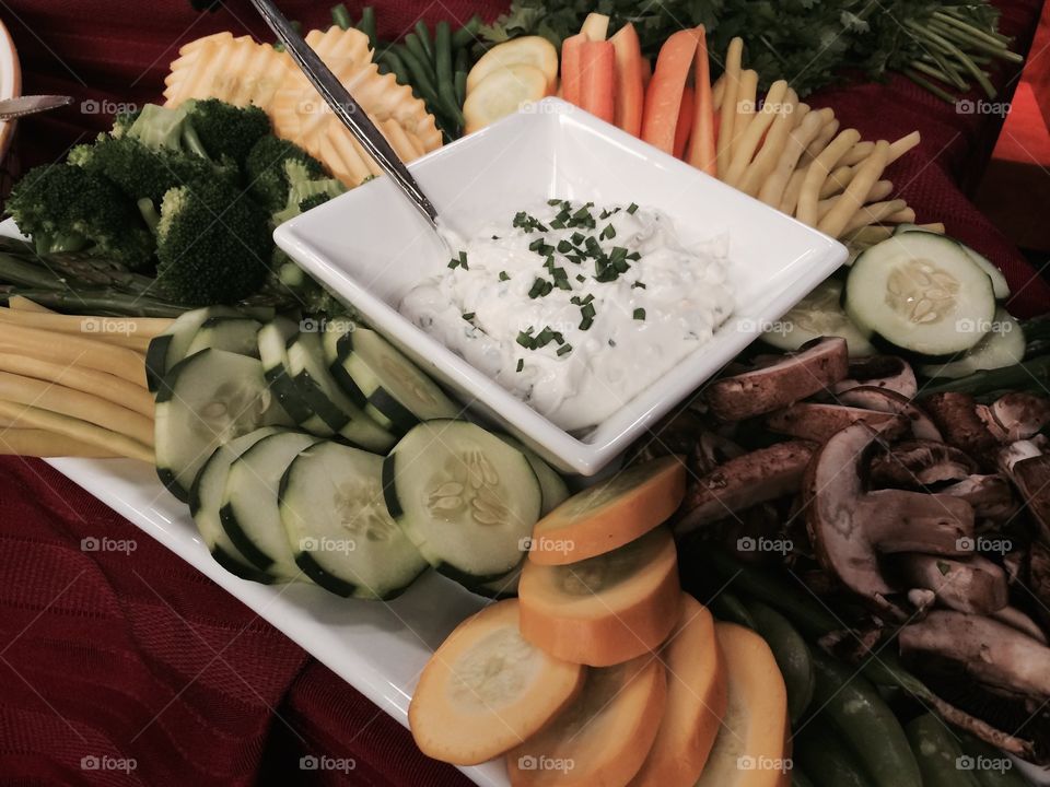 Vegetable tray