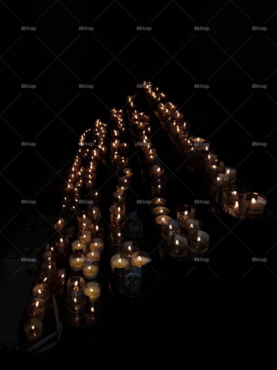 Kerzenlichter zur Weihnachtszeit