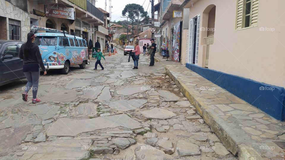 rua de pedra