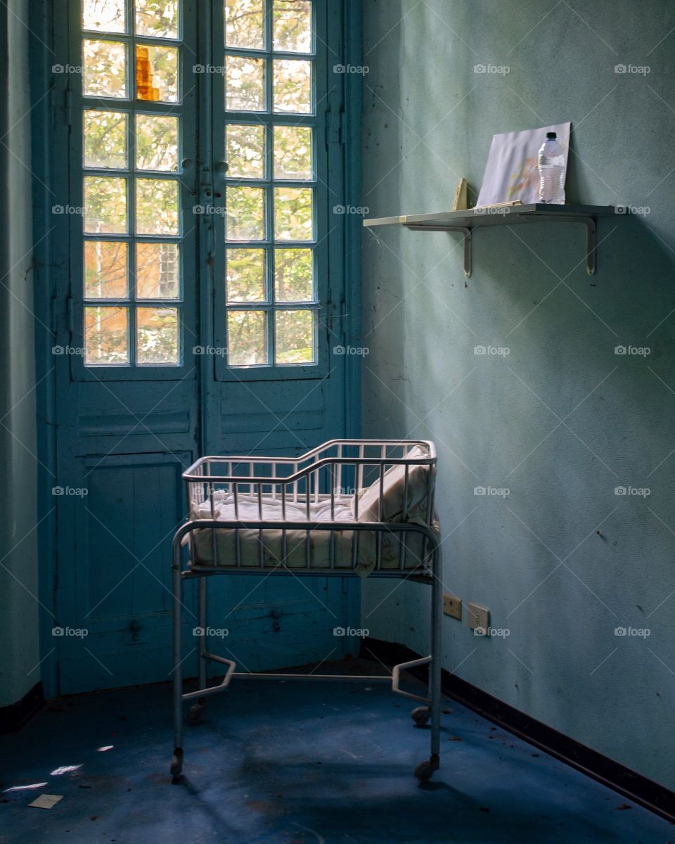 Baby room in an abandoned asylum