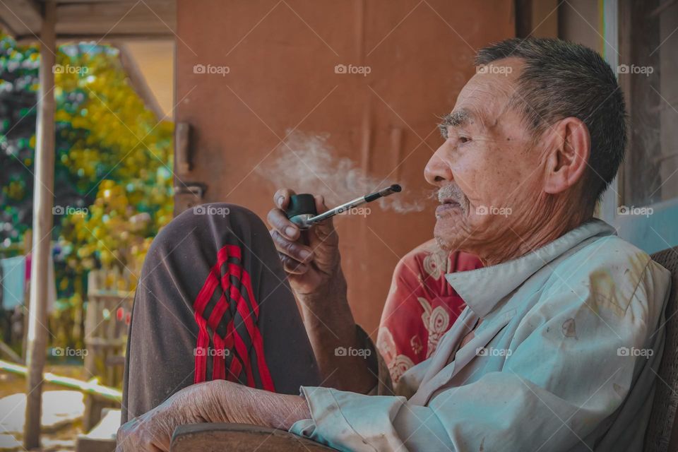 Enjoying a cigarette is a subjective experience that some people have when smoking a cigarette.