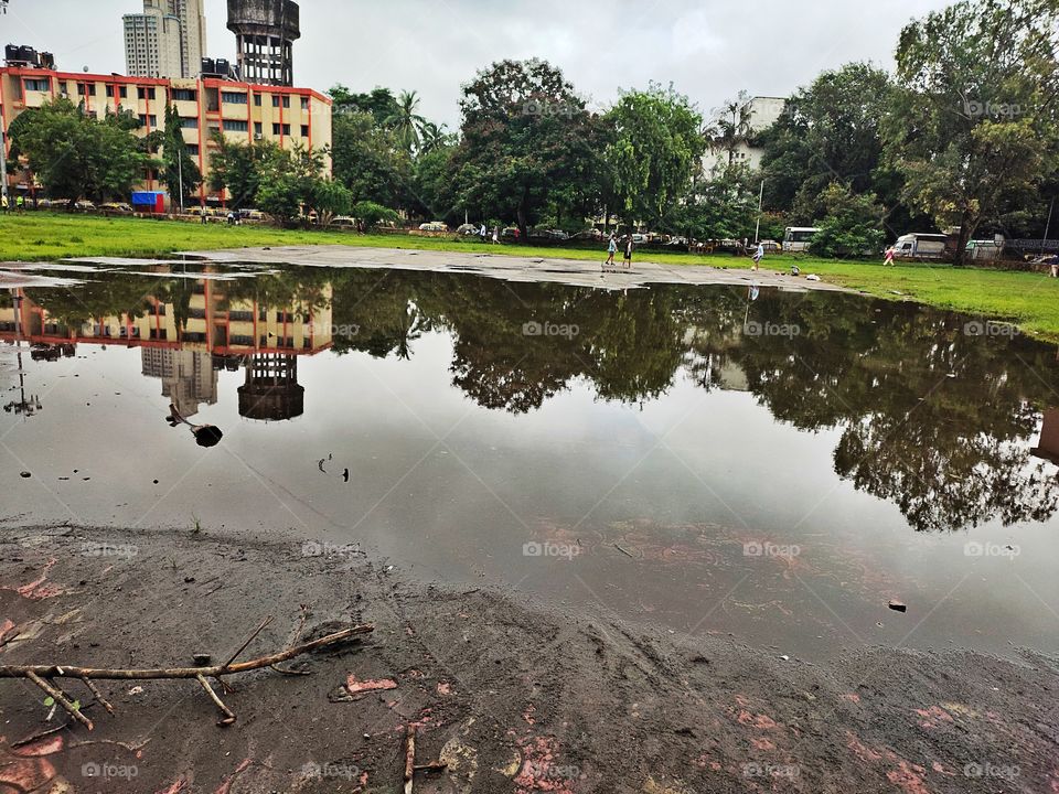 Heaven On Earth
Reflection Of Building and Tank
Rain Water 💦💦💦
in Playing Ground