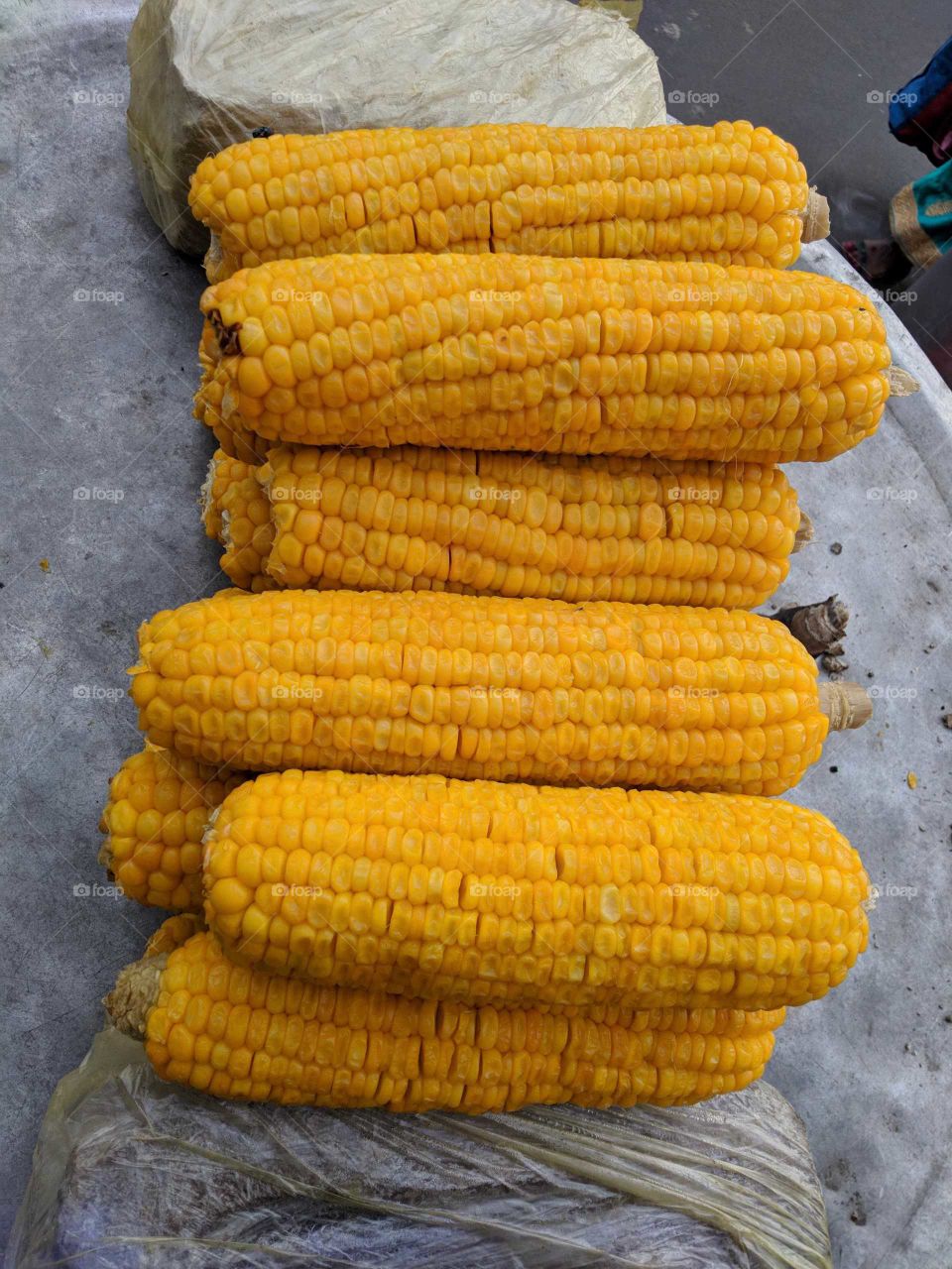 Typical Indian Street Corn