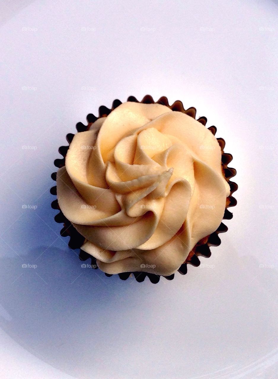 Maple Frosted Cupcake 