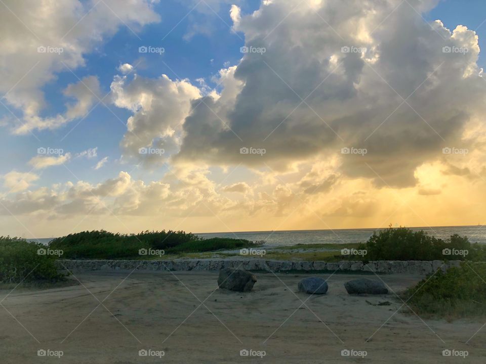 Sunset in Aruba I’ve the ocean during our UTV excursion with Carnival Sunshine Cruise 2018