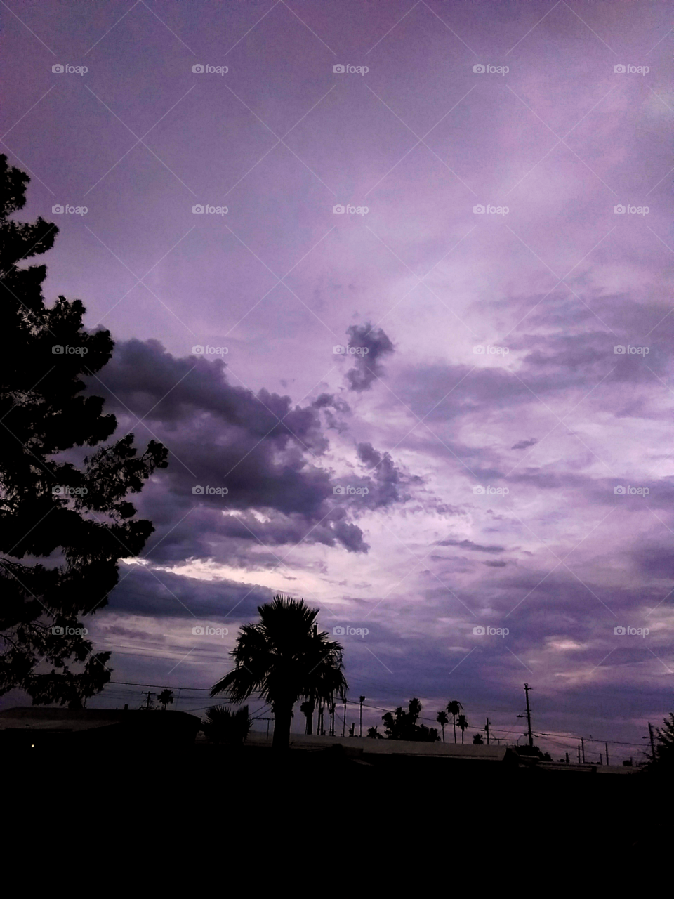 Arizona monsoon clouds