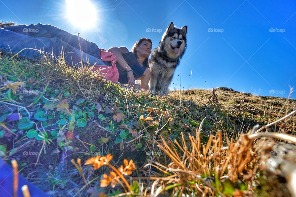 Break in the mountain