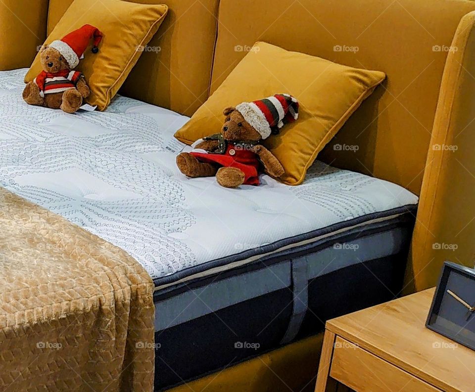 Holiday time. Master bedroom.