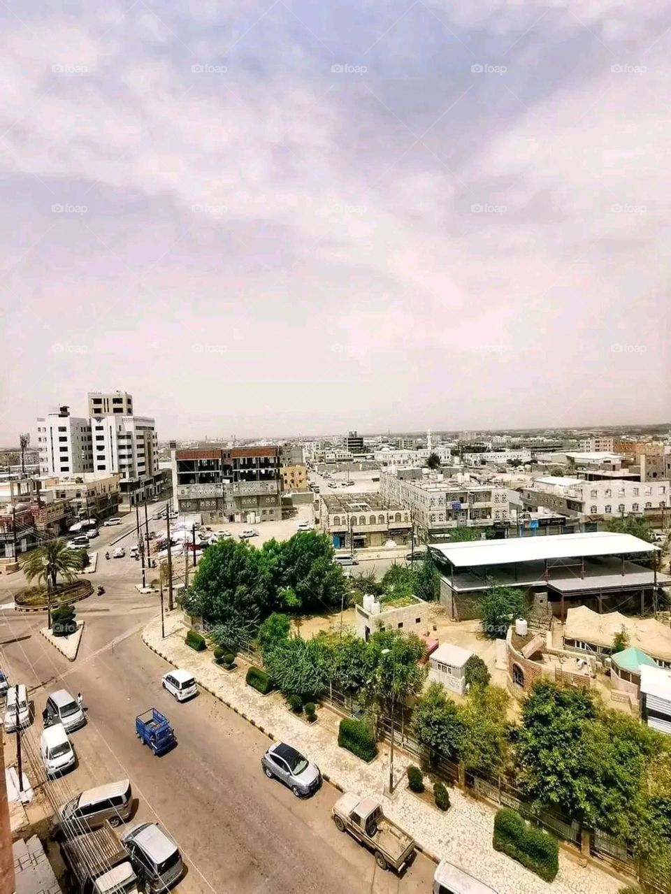 Glory be to God, the magnificent and picturesque view and the natural green trees are a view that is nothing more wonderful than it