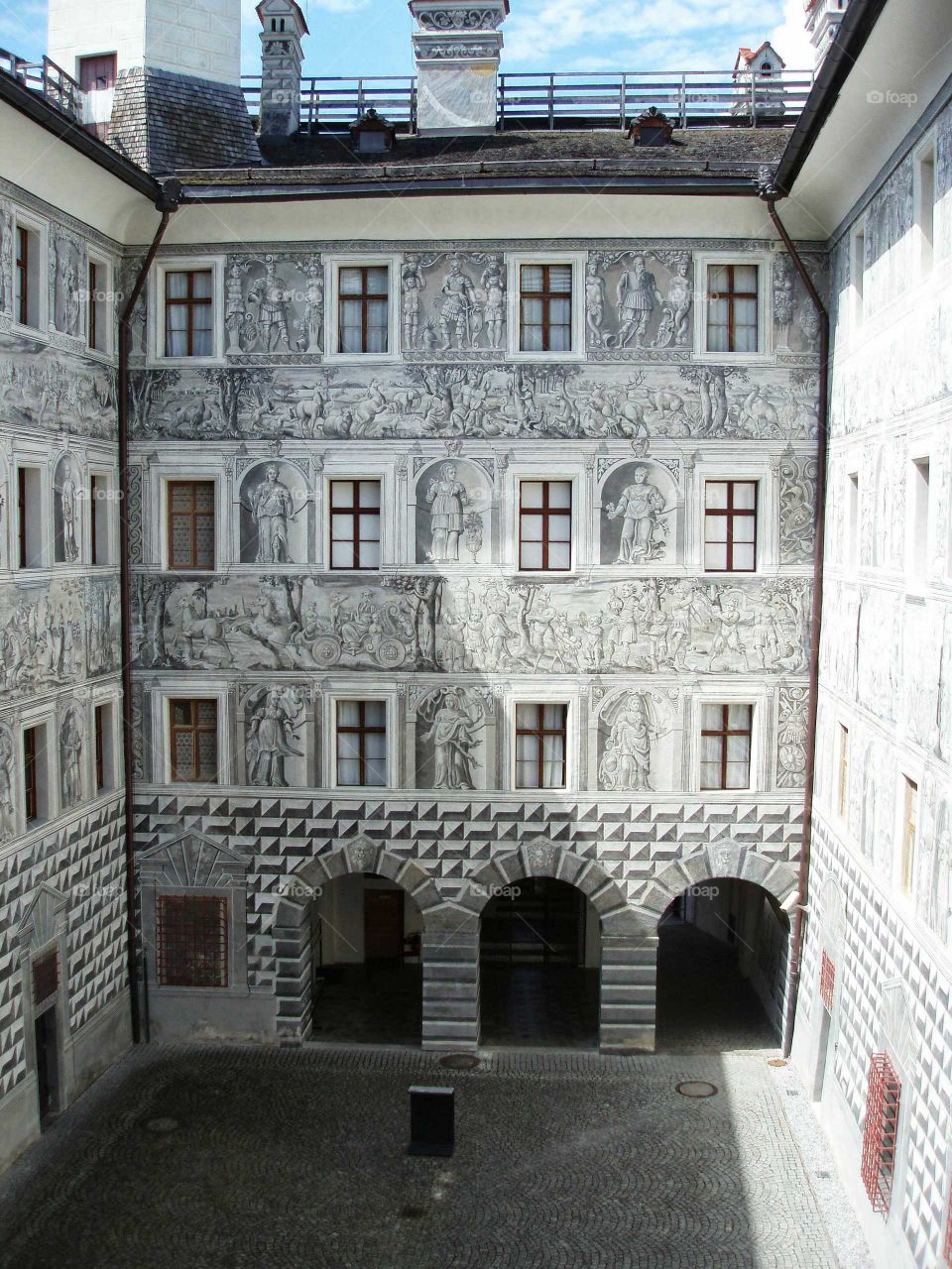View of a Ambras castle