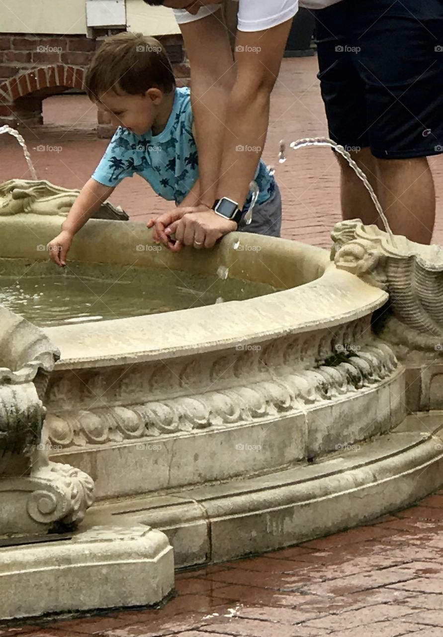 Fountains are fun!