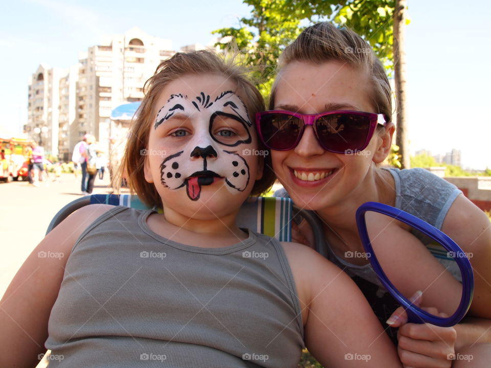 Facepainting-friends forever