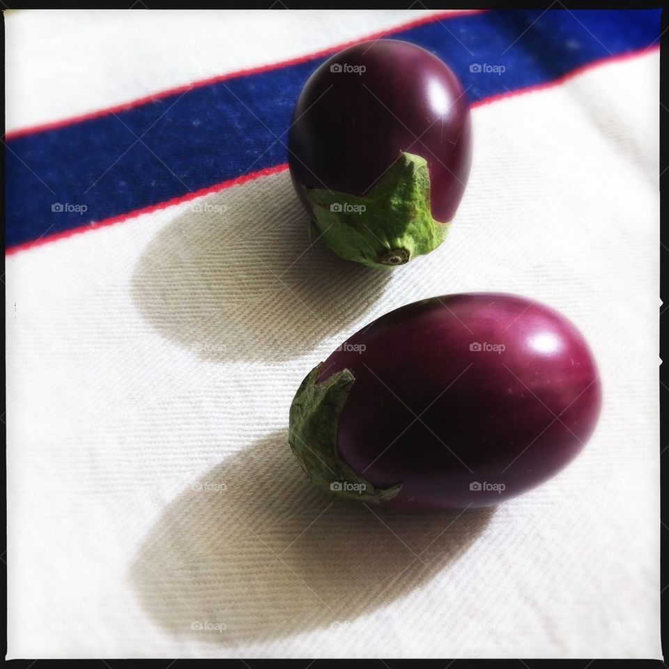 Purple mini eggplant