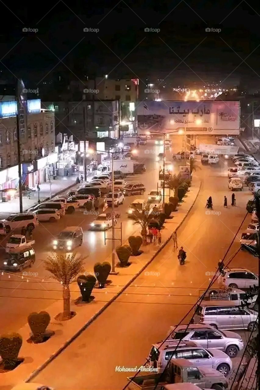 Glory be to God, the magnificent and picturesque view and the natural green trees are a view that is nothing more wonderful than it