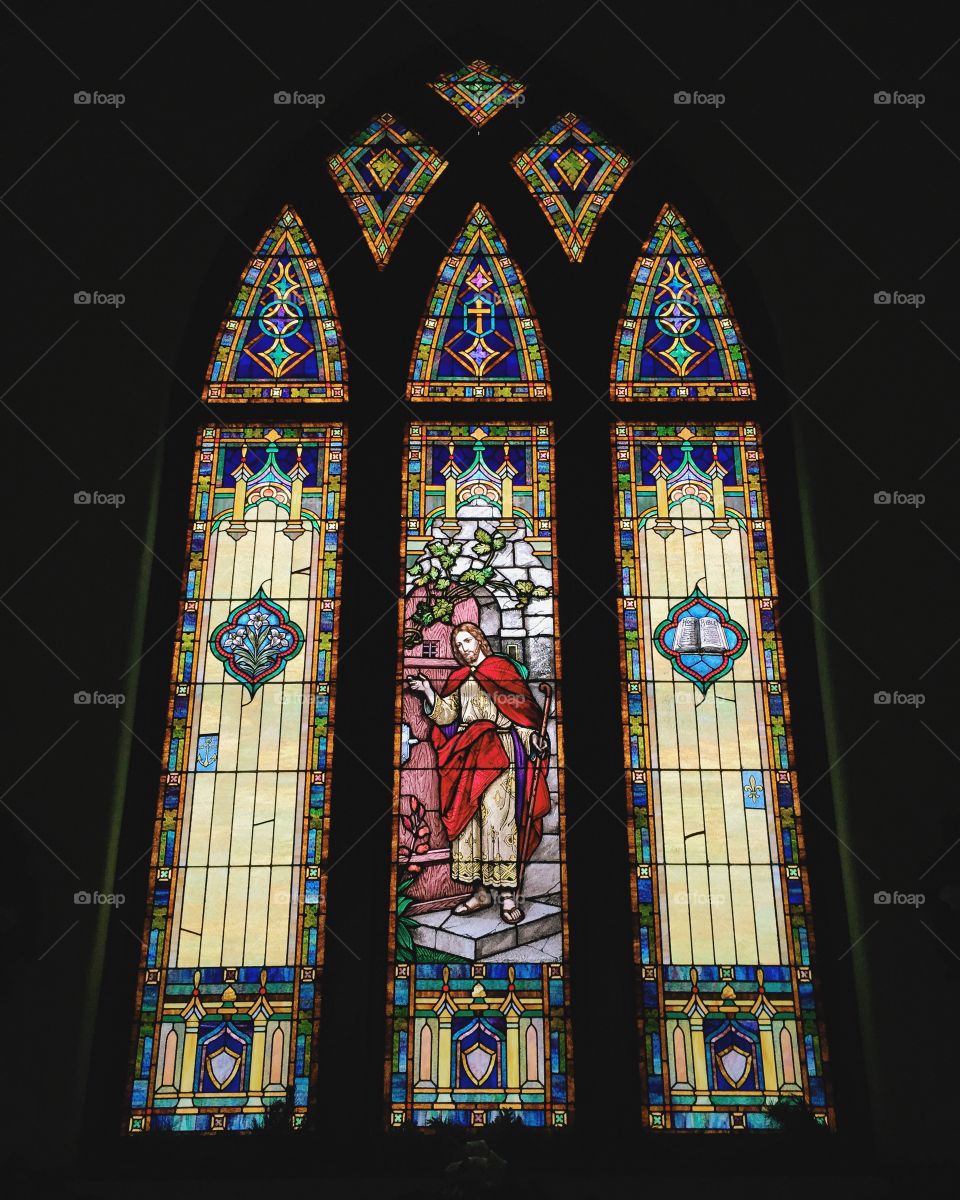 Church stained-glass window
