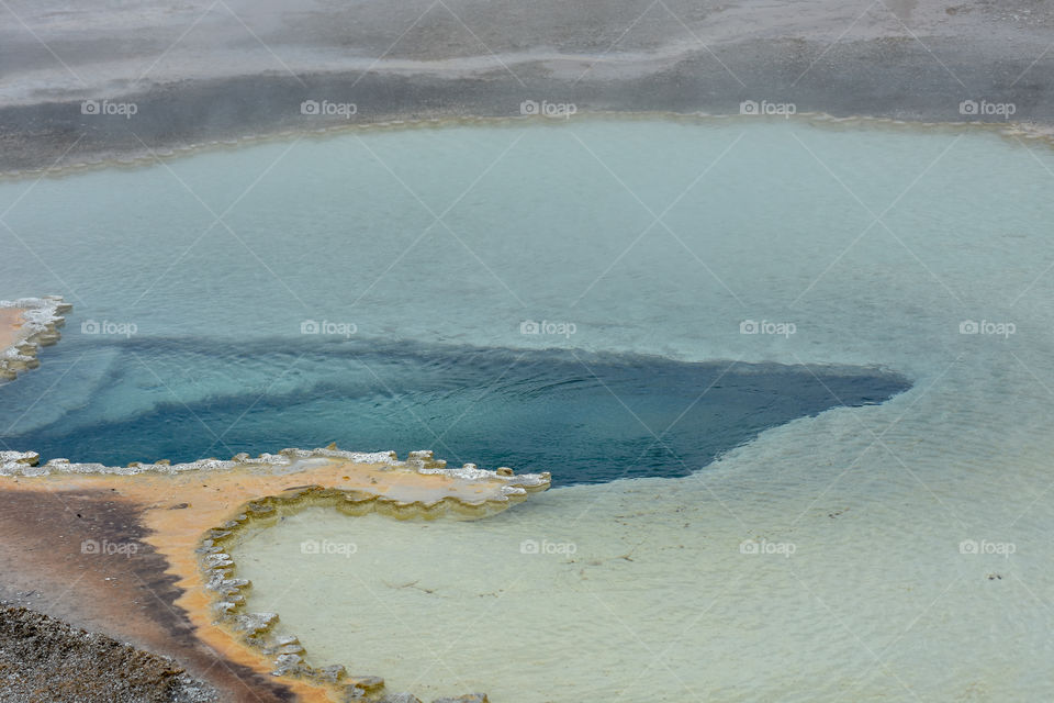doublet pool in Yellowstone