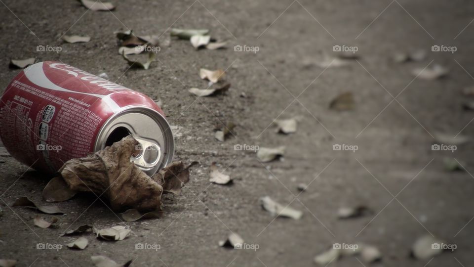 Soda Can in floor