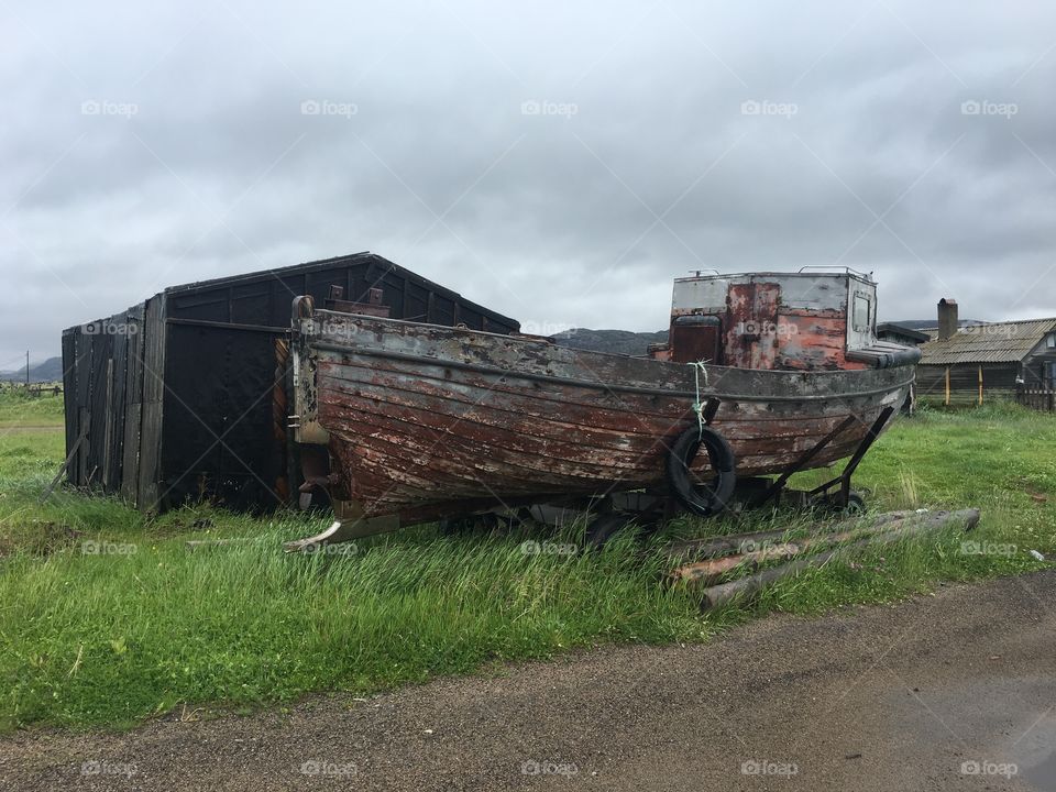 Abandoned port