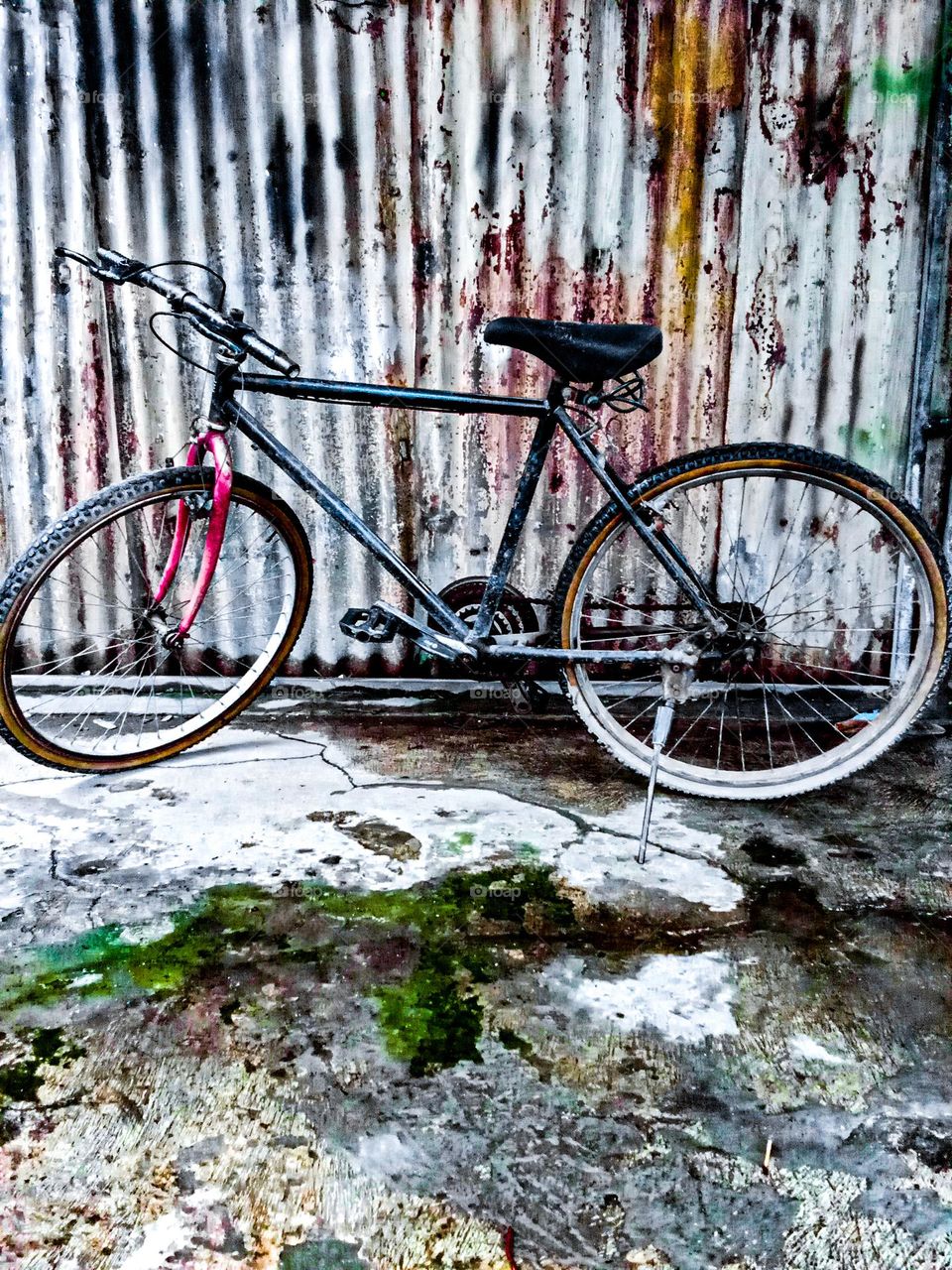 vintage junk bike