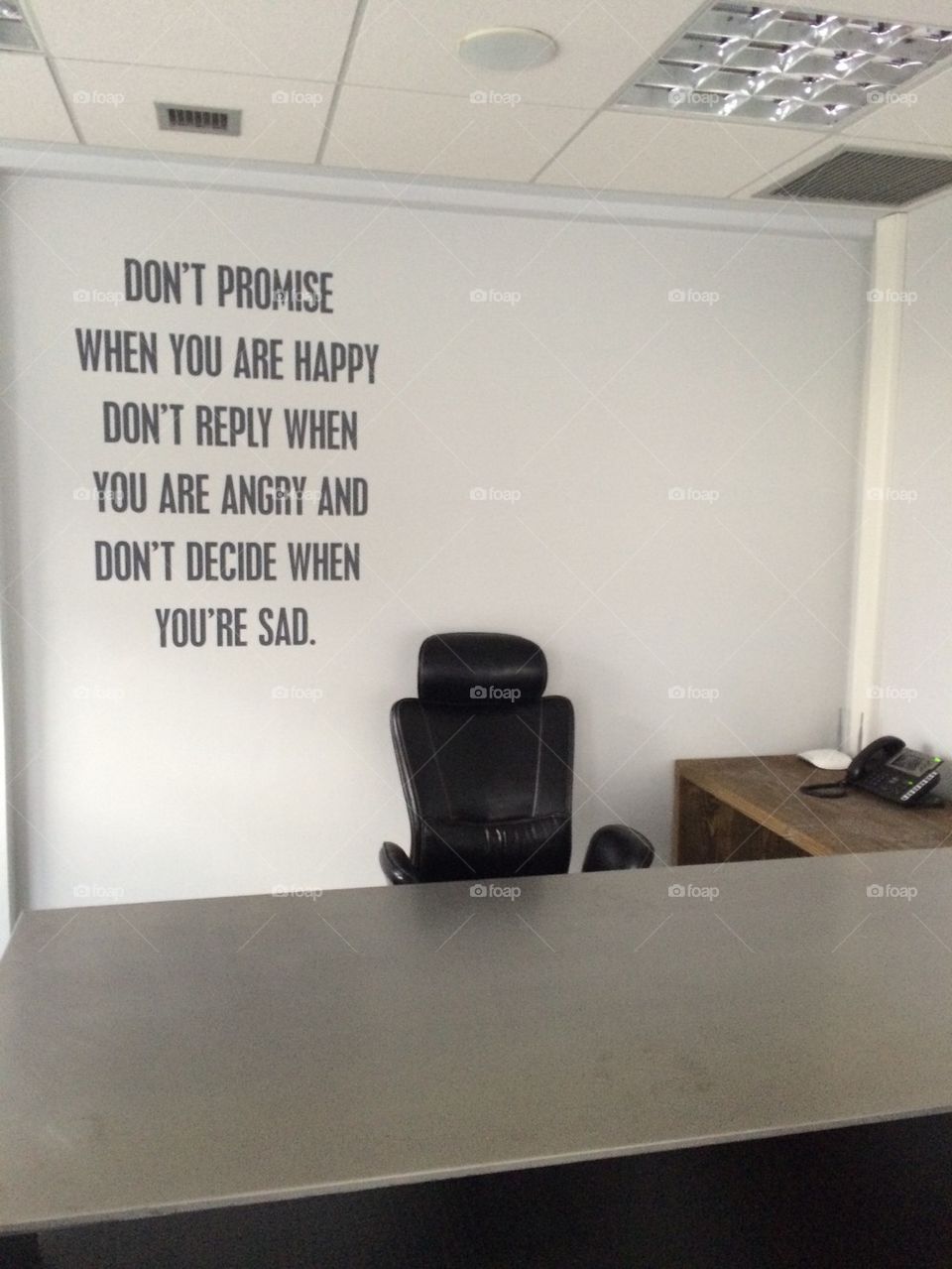 Office wall wordings 