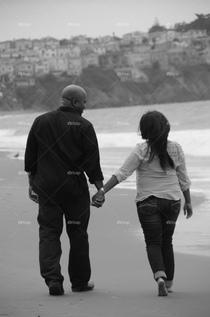 walk on the beach. a new bond