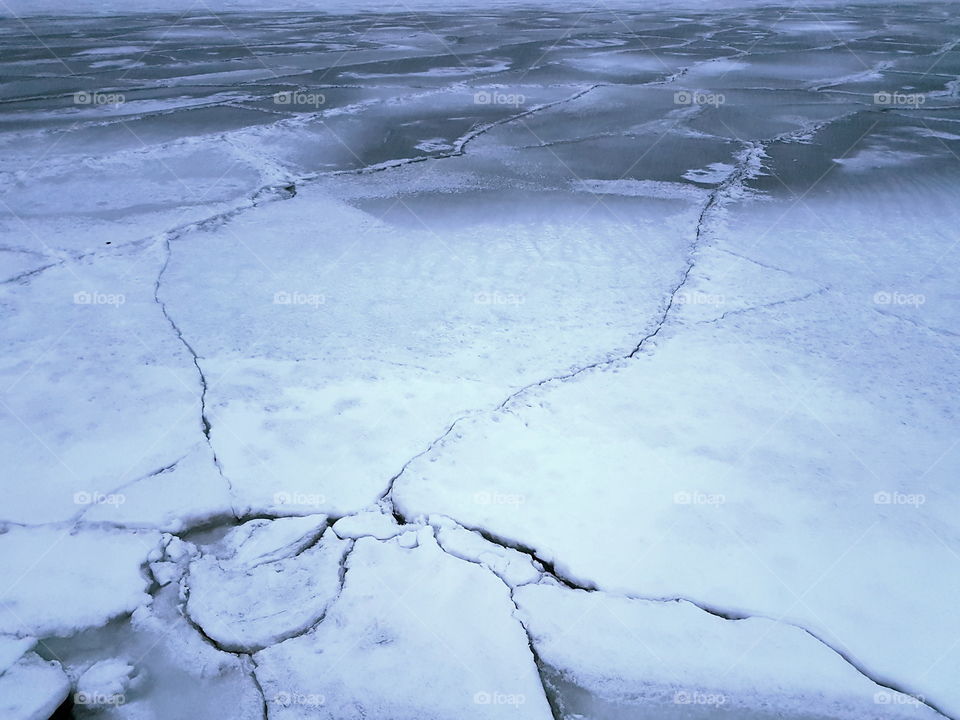 Icy sea