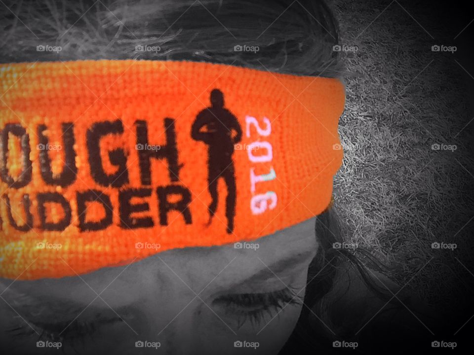 Tough Mudder headband. 