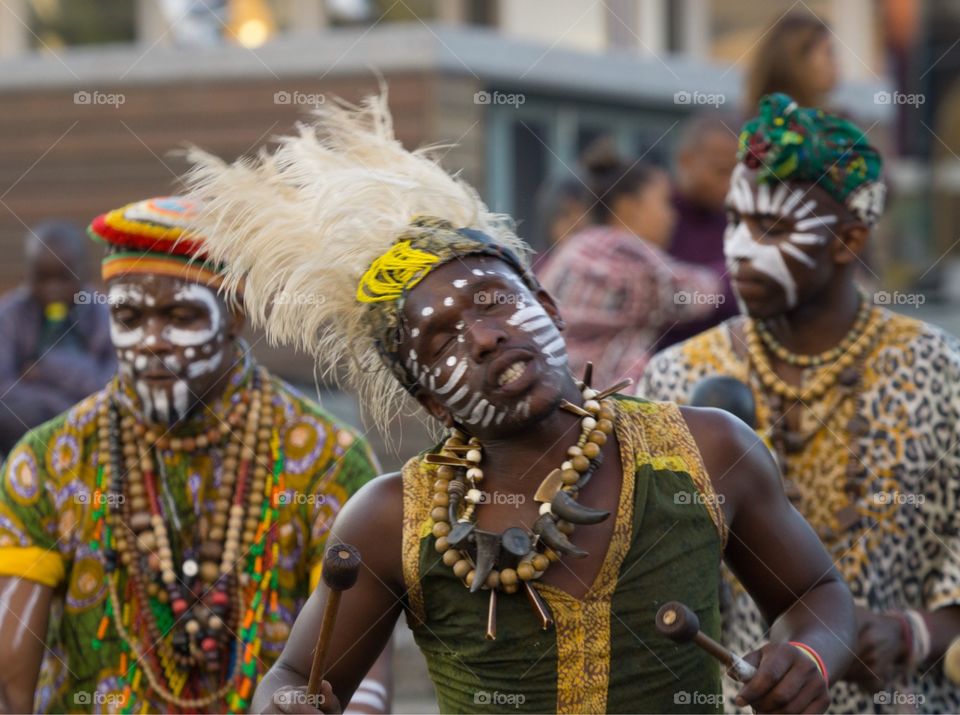 Tribal Dancers in South Africa
