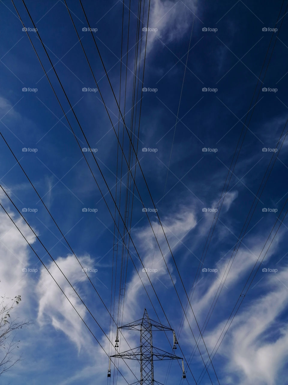 Sky and lines