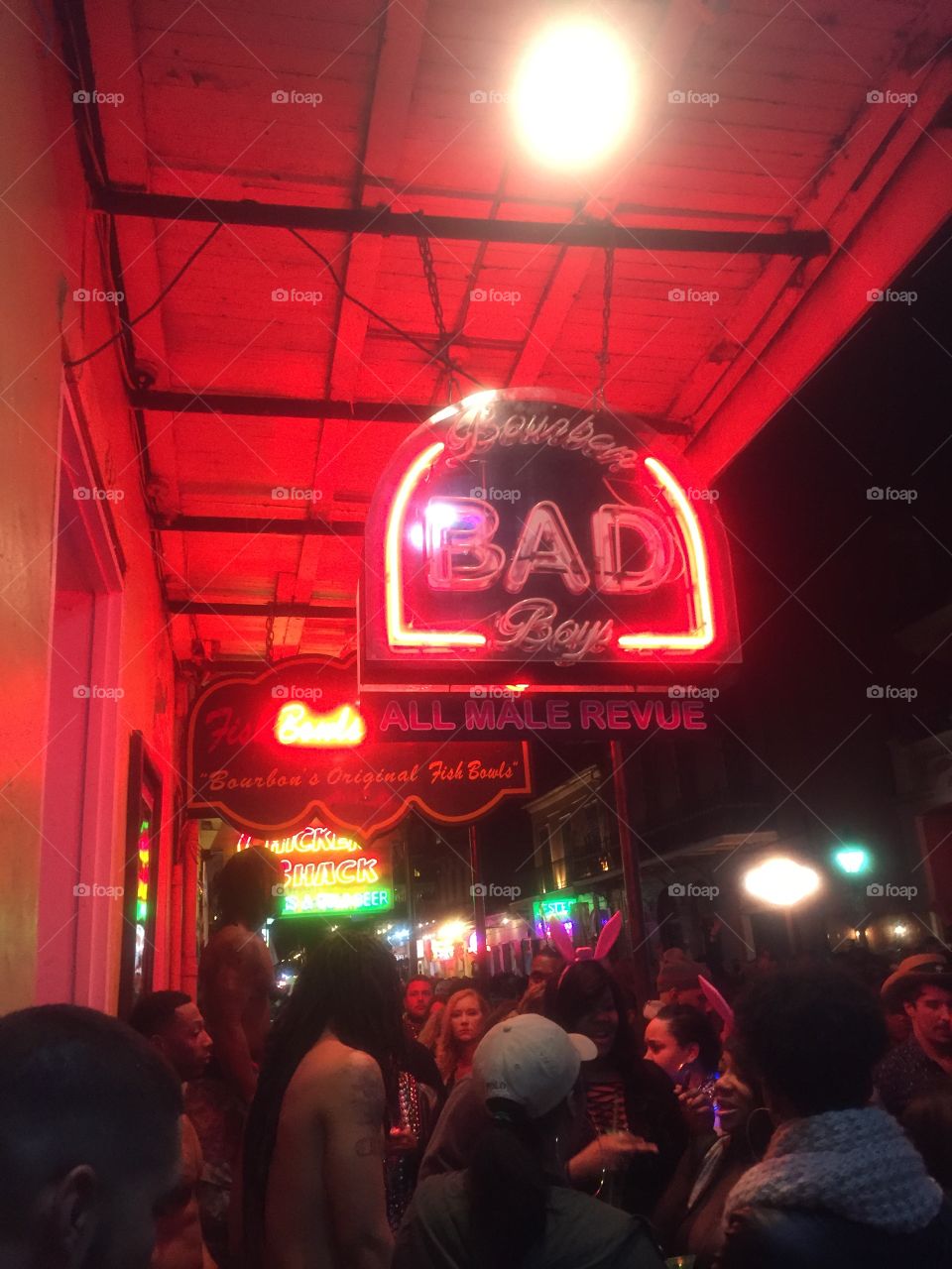 Neon sign in New Orleans 